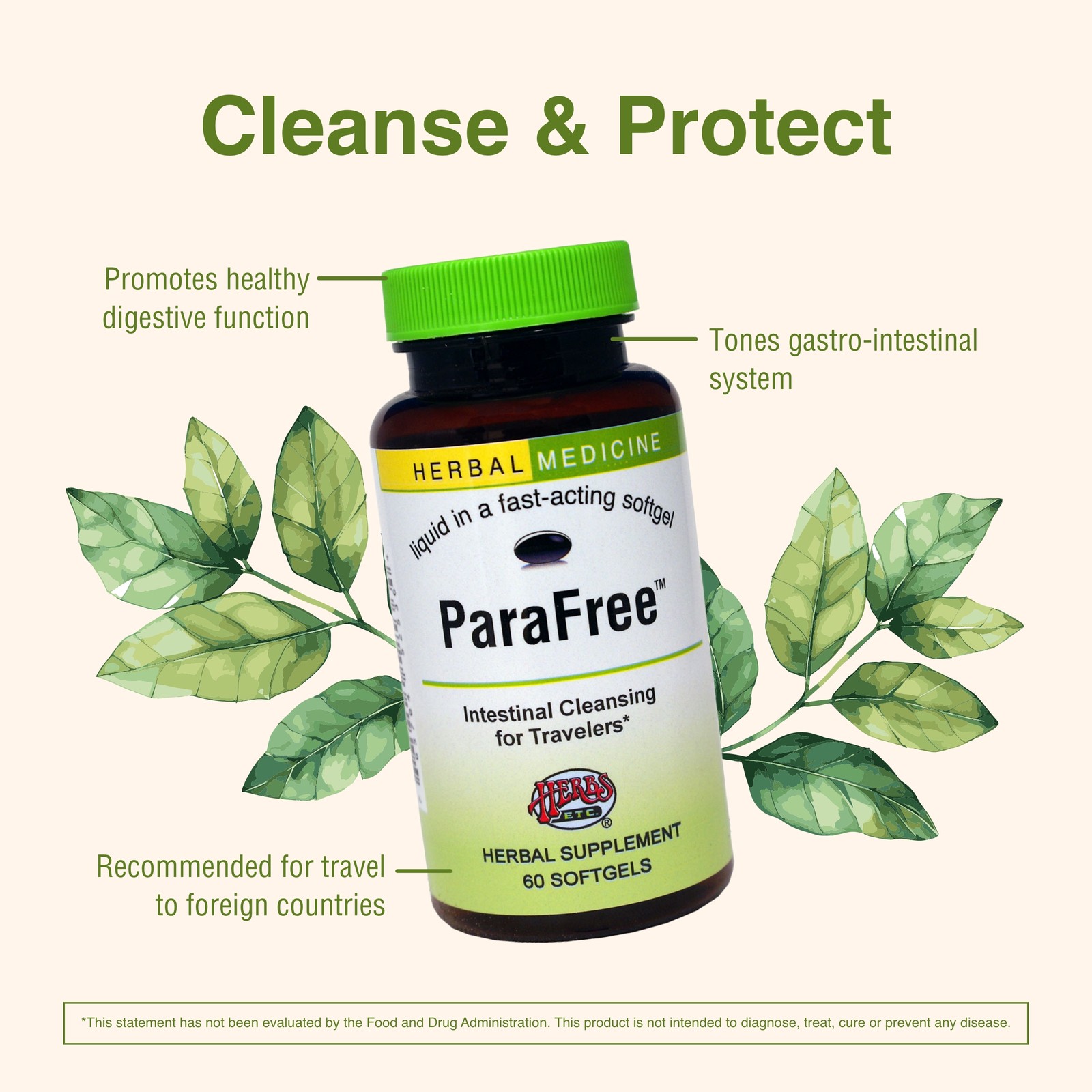 ParaFree Softgels 60 ct Herbs Etc