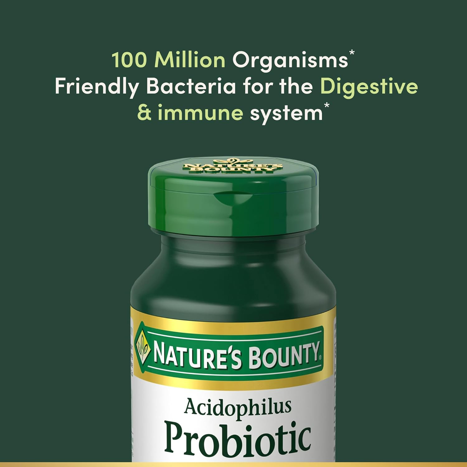 Lactobacillus Acidophilus Probiotic Supplement, 120 Tablets | Daily Probiotic fo