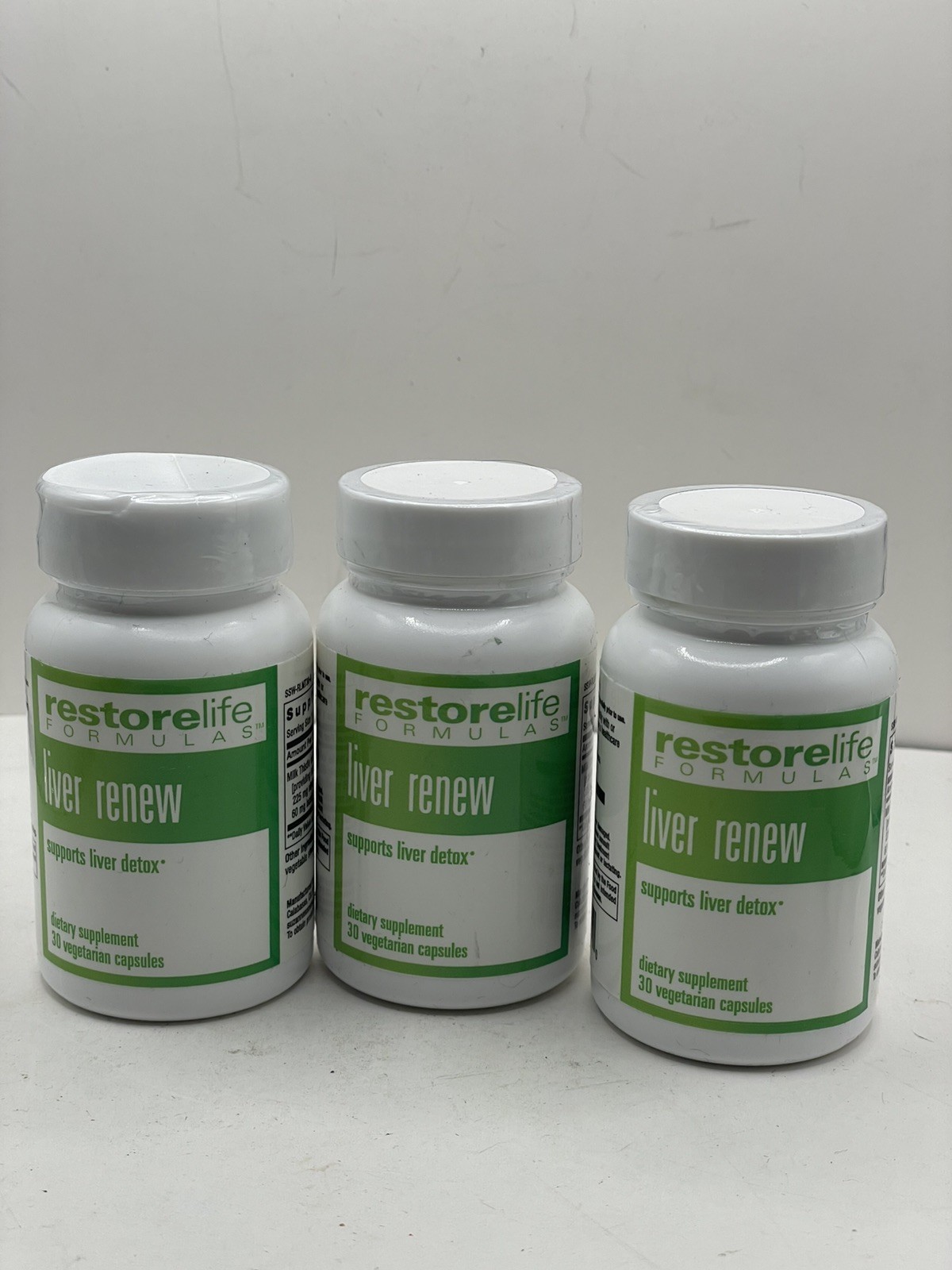 3x SUZANNE SOMERS Liver Renew 30 Capsules Each Exp. 10/2025 New Sealed Lot of 3