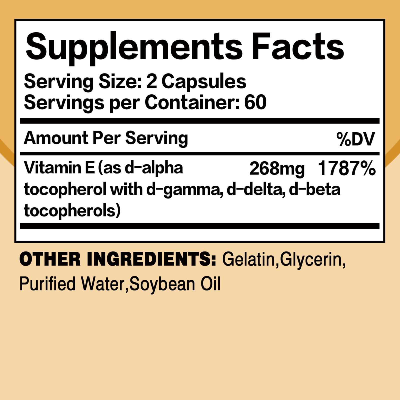 Vitamin E 400 IU -D-Alpha Tocopherol & Mixed Tocopherols-Anti-aging, Antioxidant