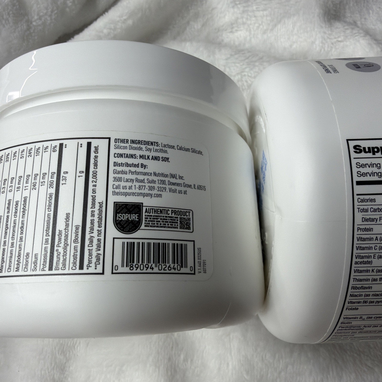 Lot Of 4 Isopure Colostrum+, Unflavored, 5.29 oz (150 g) Healthy Living