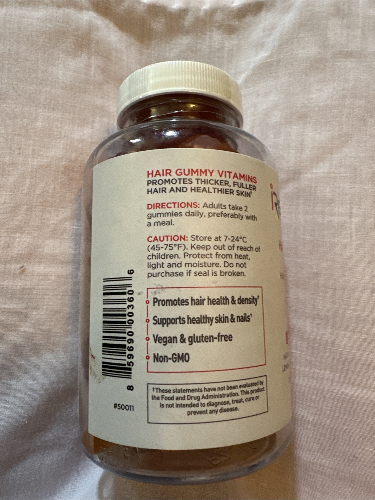 iRestore Vitamins Hair Gummies – Vegan Biotin Gummies for Hair Growth, 10/2024