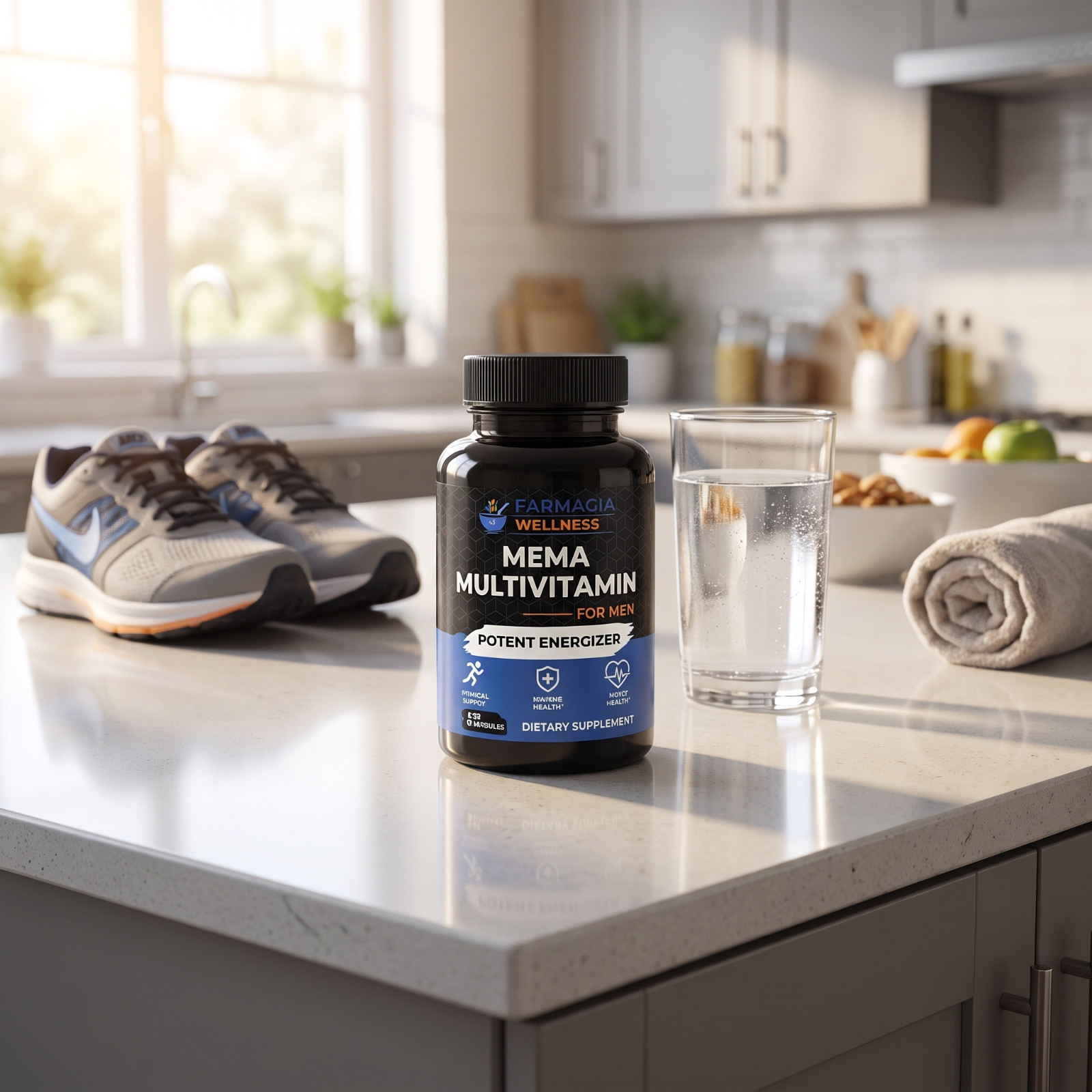 Farmacia Wellness Multivitamin for Men 60 Capsules Energy Immune Heart Health