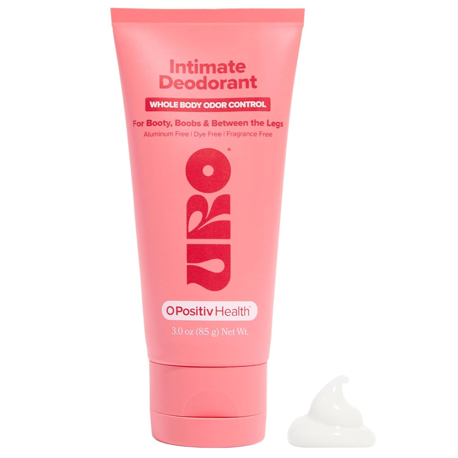 LUXRY O Positiv URO Intimate Whole Body Deodorant Cream – Dermatologist Tested