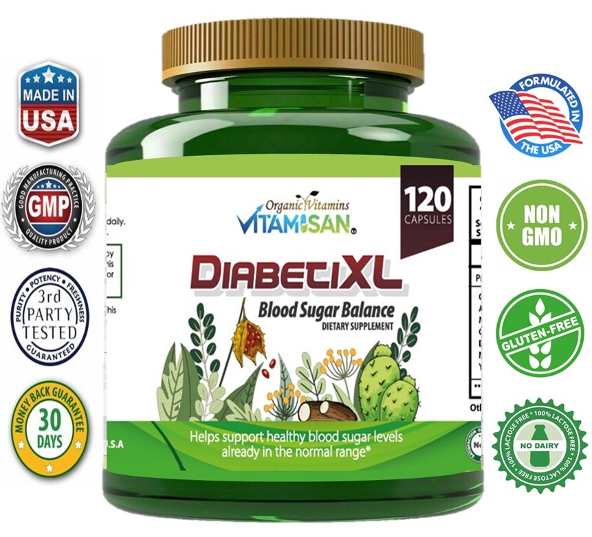 Blood Sugar Support Metabolism 120 Capsules Natural Control & Blood Regulator