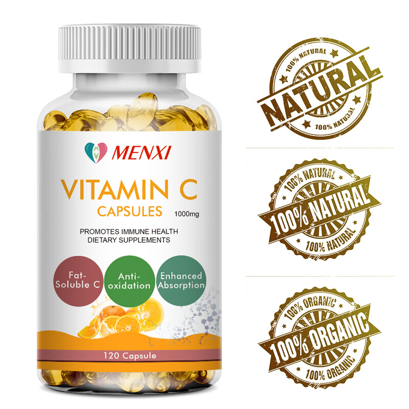 1000mg Vitamin C Anti-Aging Whitening & Sunscreen,Anti-oxidation,Heal Wounds 120