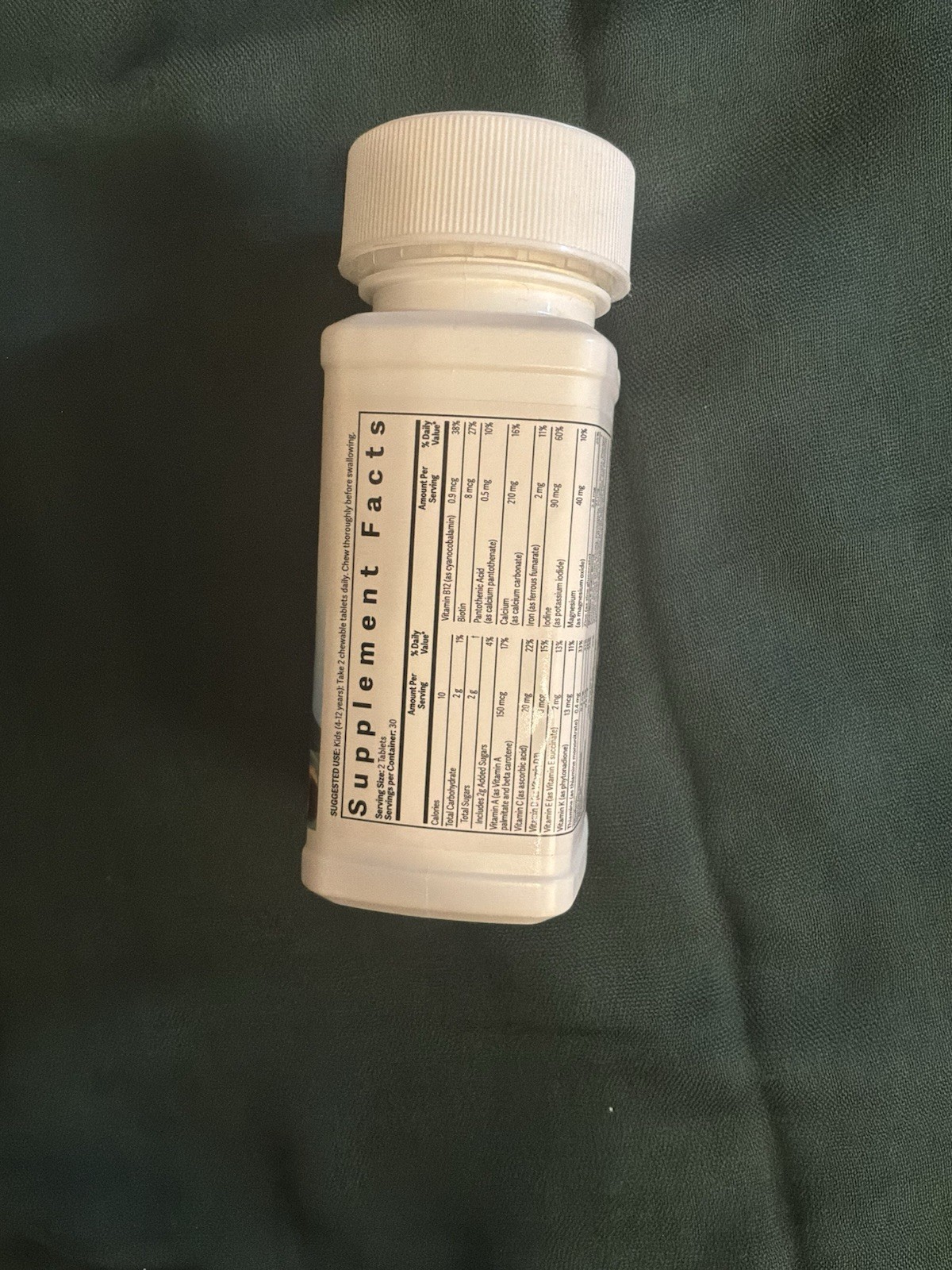 Nutrilite Kids Daily Chewable Multivitamin 60 Tablets Strawberry-Orange Non-GMO