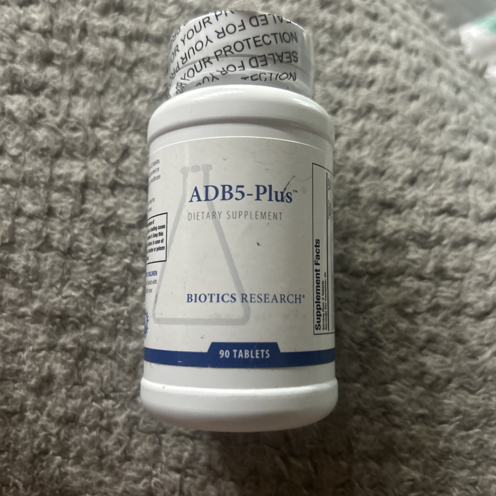 Biotics Research ADB5-Plus 90 Tablets Adrenal Glandular Stress Support 12/2025