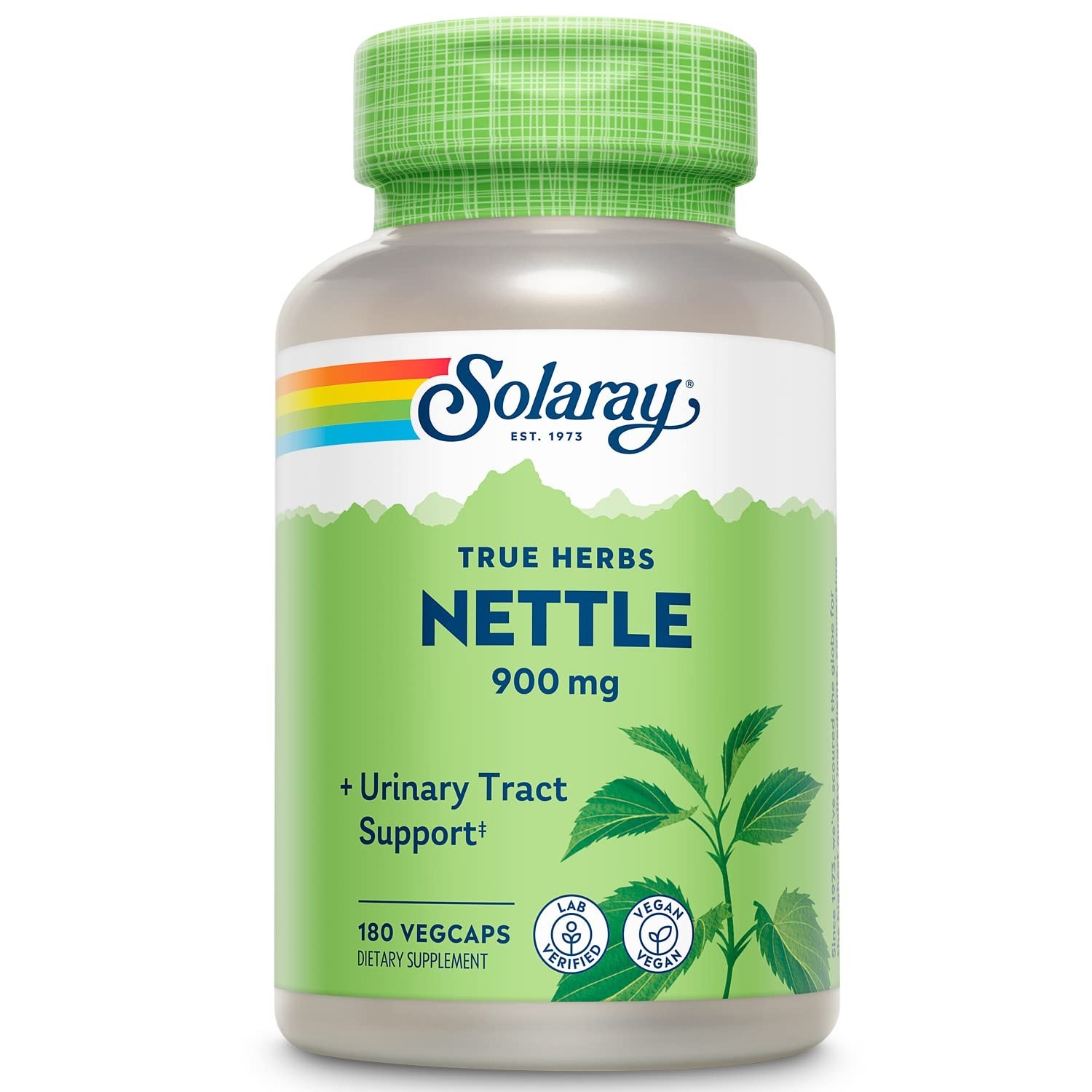 Nettle Leaf 450mg 180 VegCaps | Kidney, Urinary, Prostate Support – Lab Verified