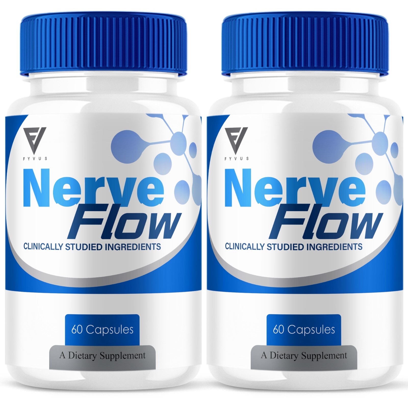 (2 Pack) Nerve Flow Nerve Support Supplement, NerveFlow Advanced (120 Capsules)