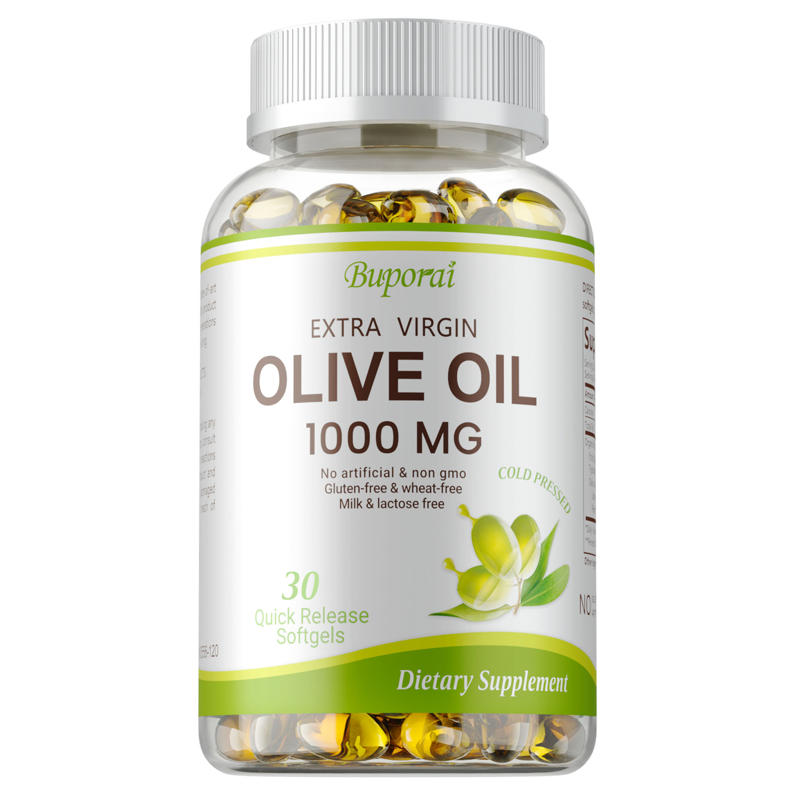 Olive Oil – Dietary Supplement, Joint, Heart & Brain Health, Gluten-Free,Non-GMO