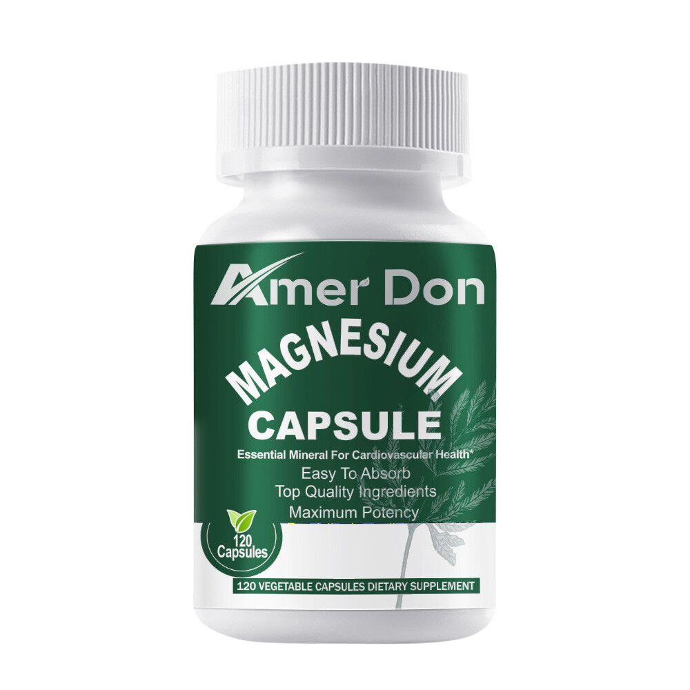 Amer Don High Absorption Magnesium Glycinate, 500 mg, 120 VegCaps US STOCK