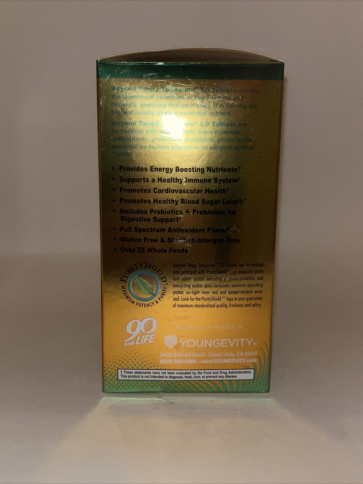Youngevity Dr. Wallach Beyond Tangy Tangerine BTT 2.0 Tablets – 120 **3 PACK**