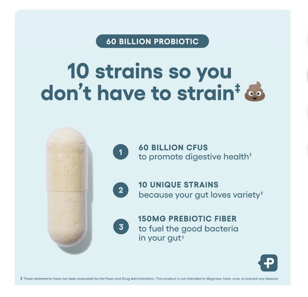Physician’s Choice 60 Billion Probiotic Dietary Supplement 30Capsules.