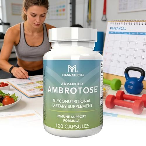 Advanced Mannatech Ambrotose Capsules 120 Count | Dietary Supplement