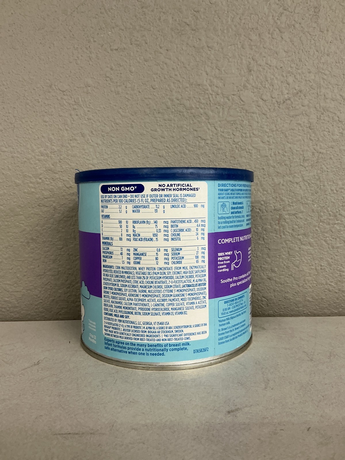 Good Start Dr. Brown’s Soothe Pro Milk-Based Powder, 19oz