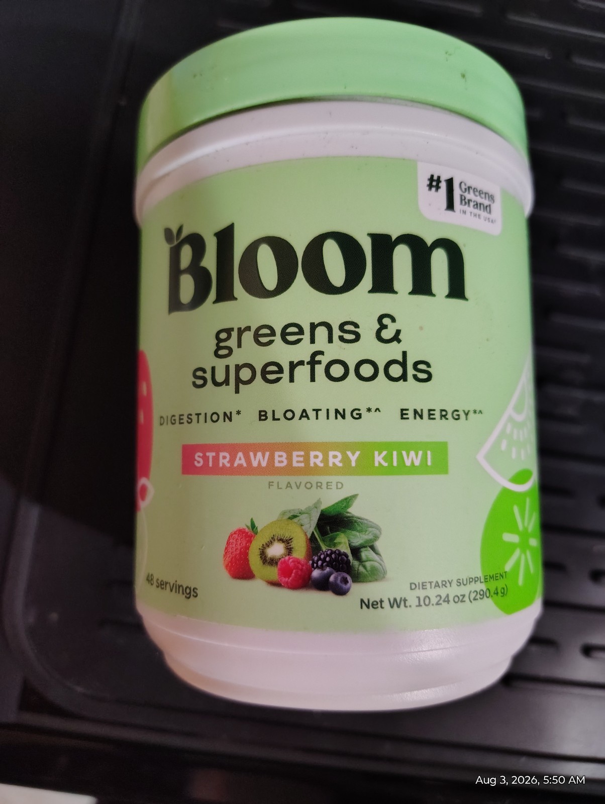 Bloom Greens & Superfoods, Strawberry Kiwi Flavored Powder, 48 Servings