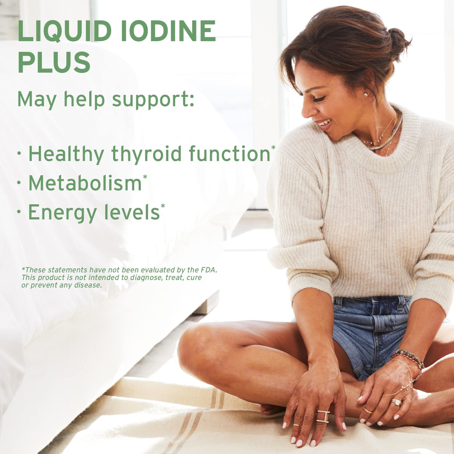 Life-flo Liquid Iodine Plus 150 mcg, 2 Fl Oz (Pack of 1), No Color