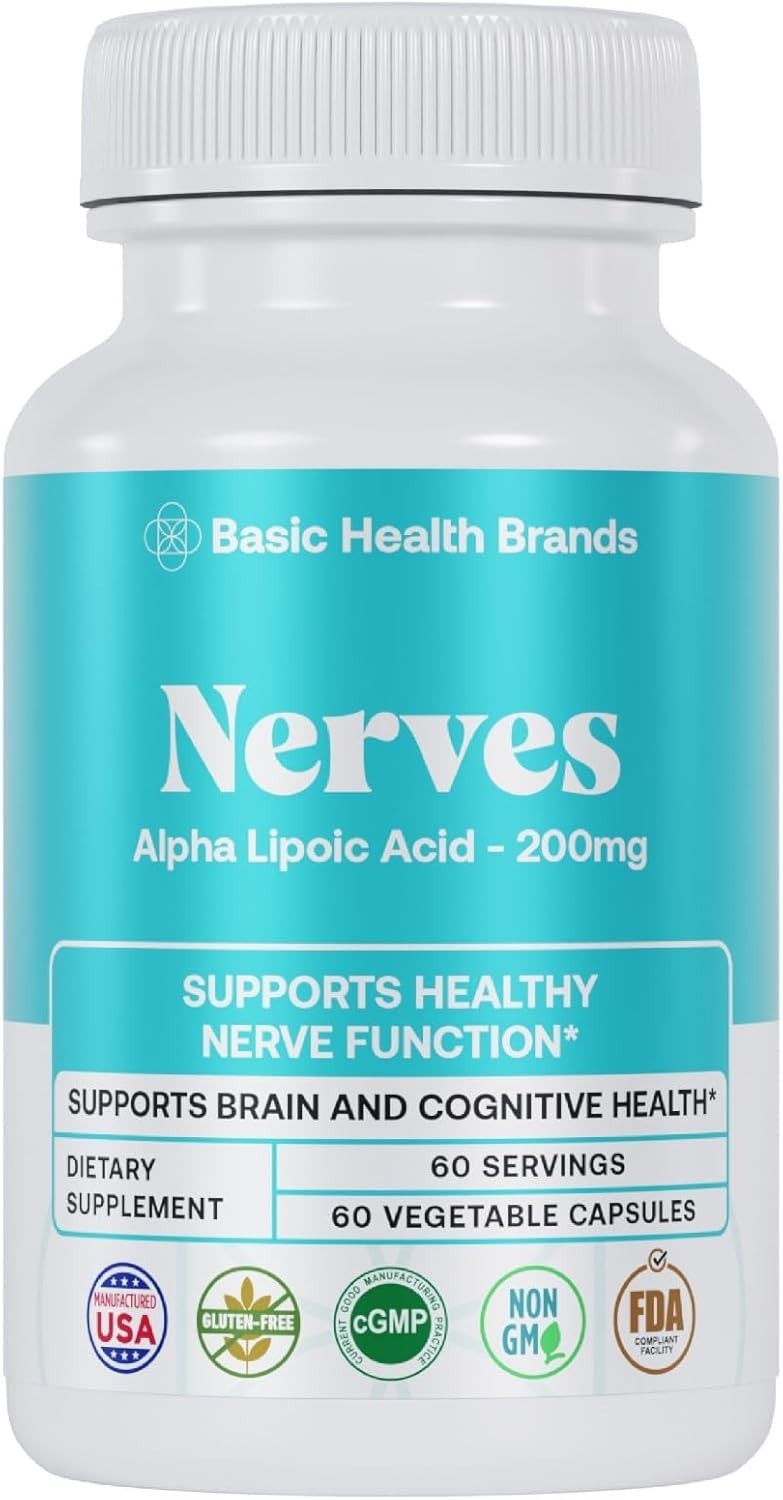 Nerves Alpha Lipoic Acid 200mg – Antioxidant & Nerve Support