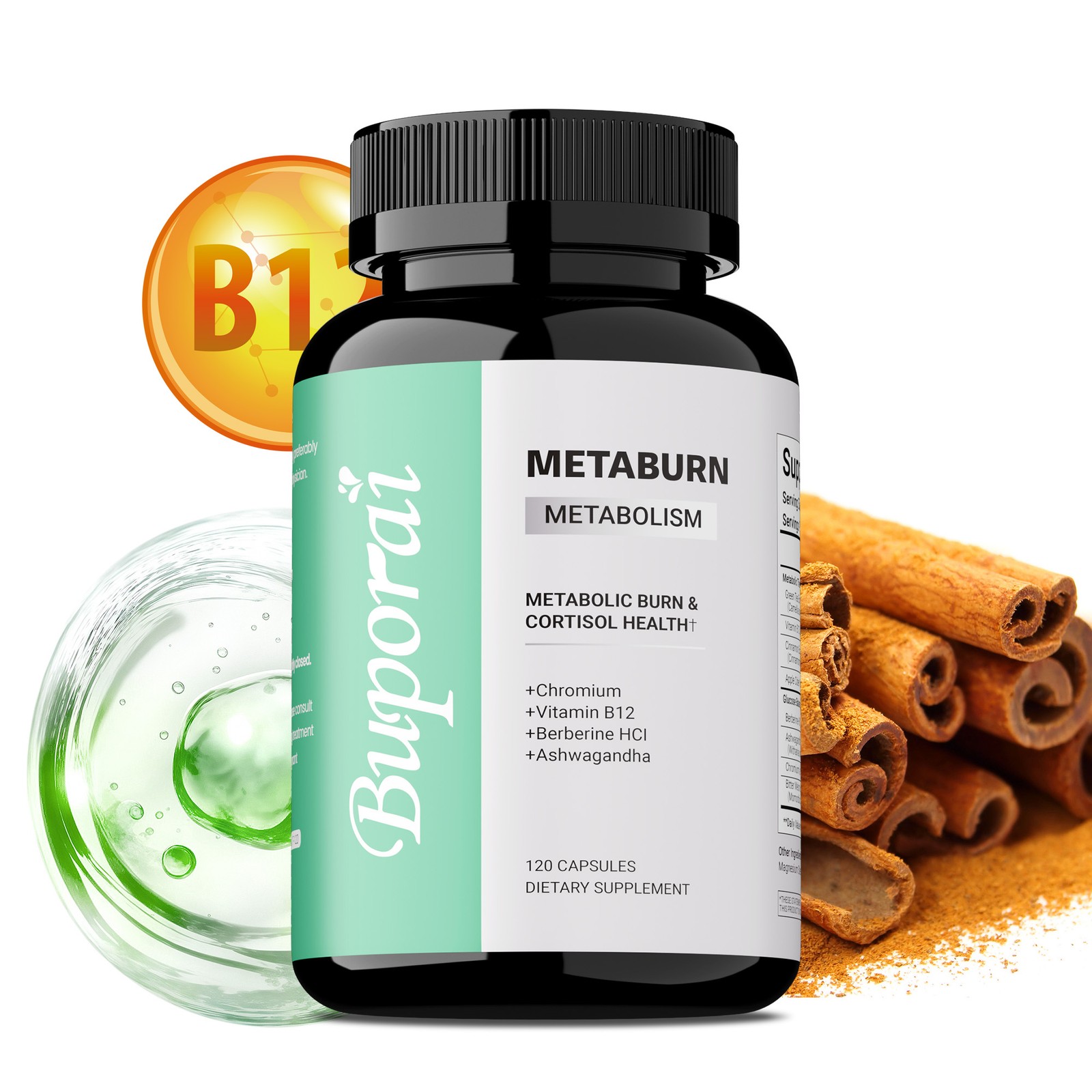Metaburn 120pcs – Replenishes Energy, Appetite Suppressants, Digestive Health