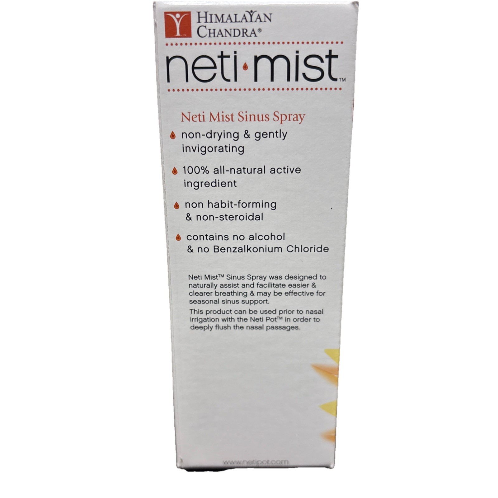 Himalayan Chandra Neti Mist Sinus Spray 1 oz Liquid EXP 05/2026