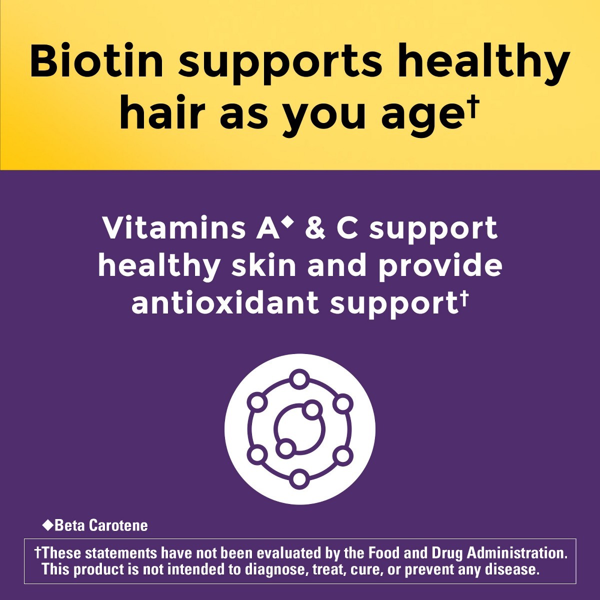 Nature Made Hair Growth Complex with Lustriva Softgels-30ct: Unflavored,10000mcg