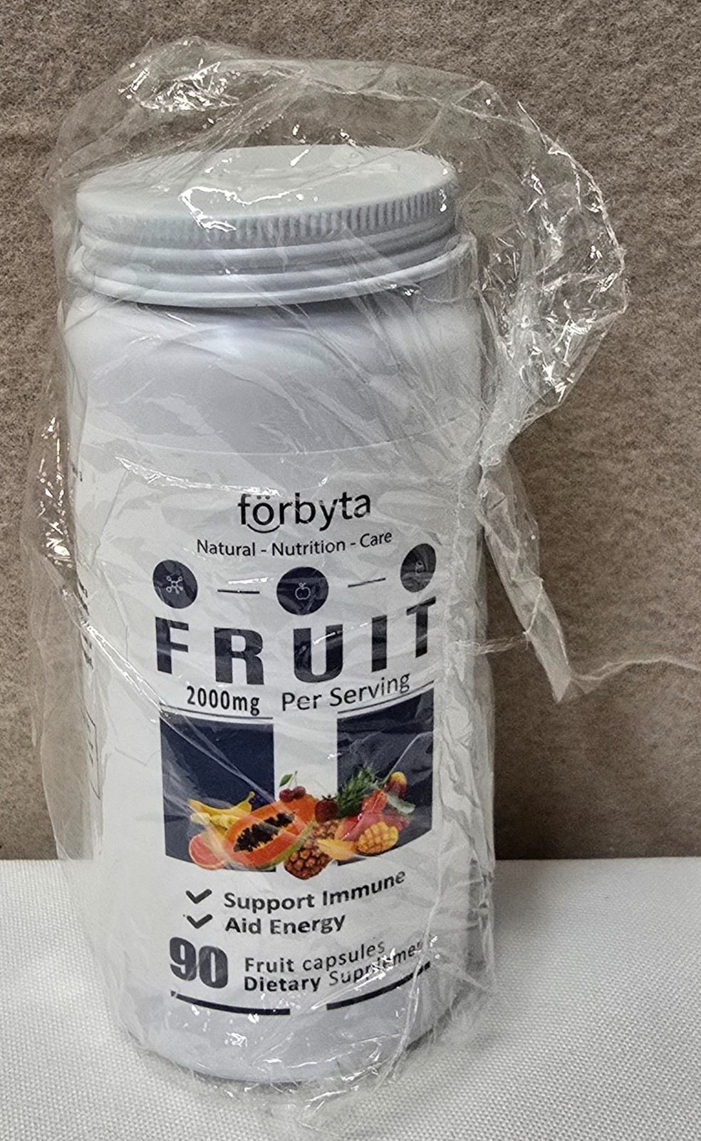 Whole Food Fruit Blend Capsules – Essential Vitamin & Antioxidant Support – 90ct