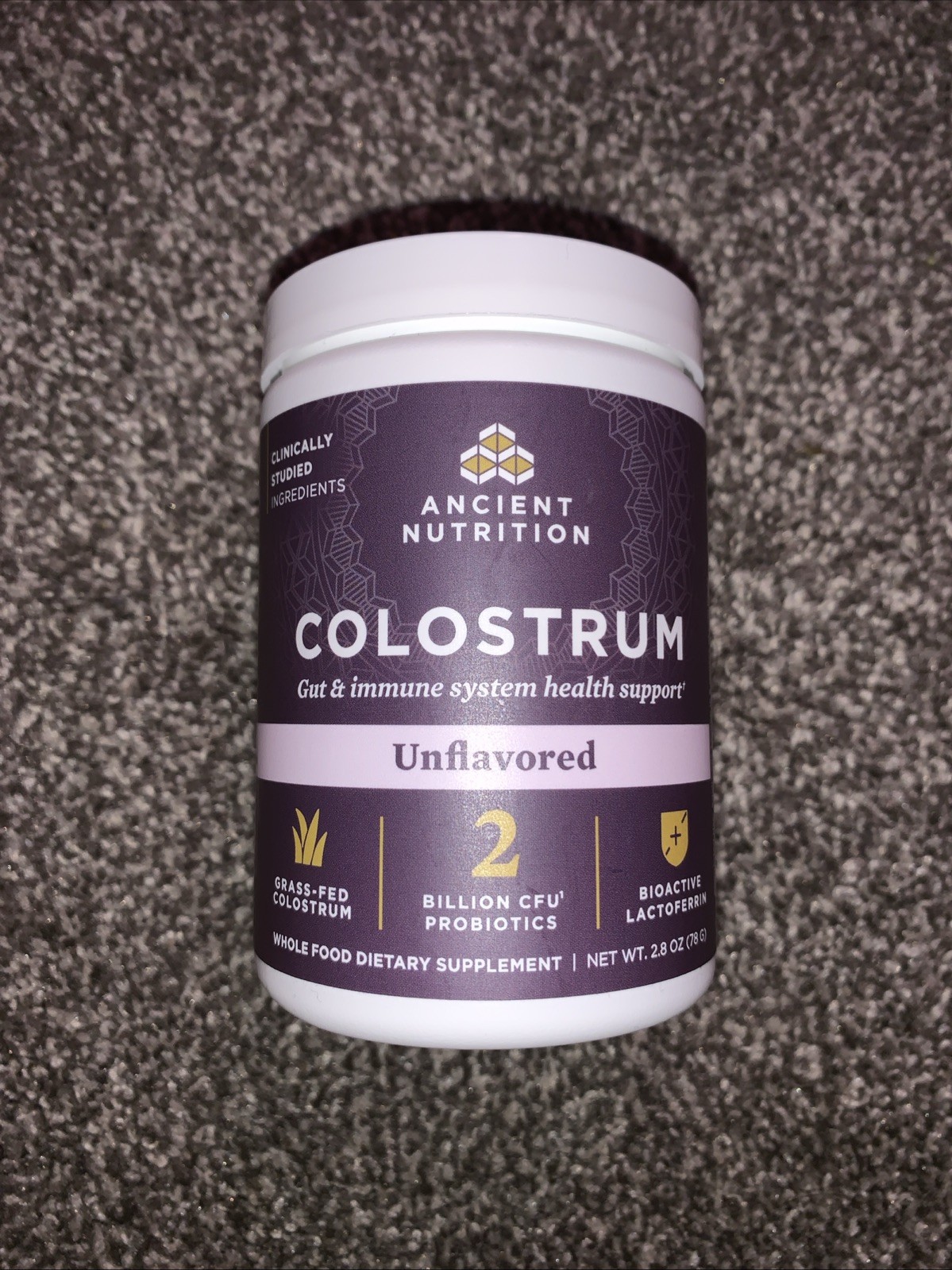 Ancient Nutrition Colostrum Powder 2.8 oz Unflavored Exp 12/26/26 SEALED FRESH