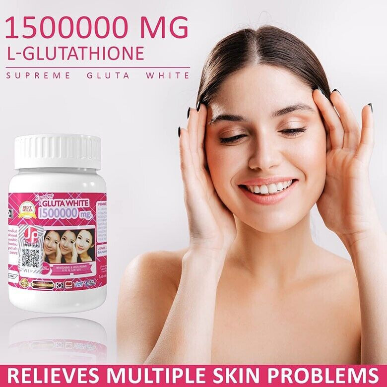 GLUTA WHITE 1500000 mg Food Supplement – BROWN SPOTS, AGING