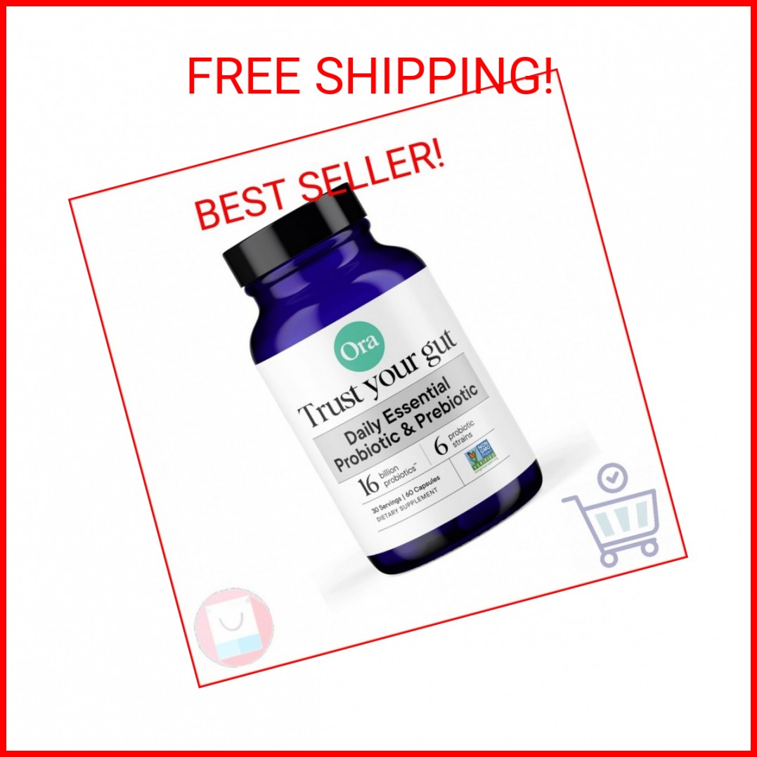 Ora Organic Probiotics with Prebiotics for Digestive Health 16 Billion CFU – Tru