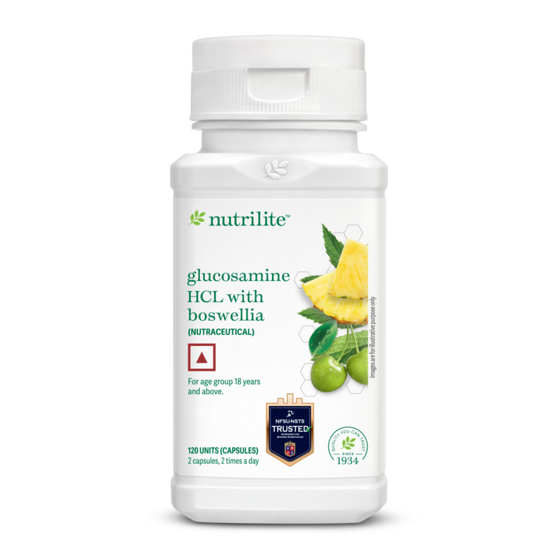 NUTRILITE® Glucosamine HCL with Boswellia Joint Support Formula Tablets| 60 Tabs