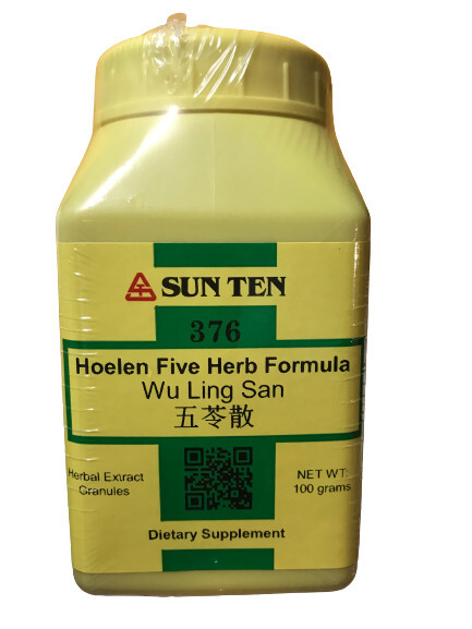 Sun Ten – Hoelen Five Herb Formula, 100gm Granules / Wu Ling San / 五苓散, 376