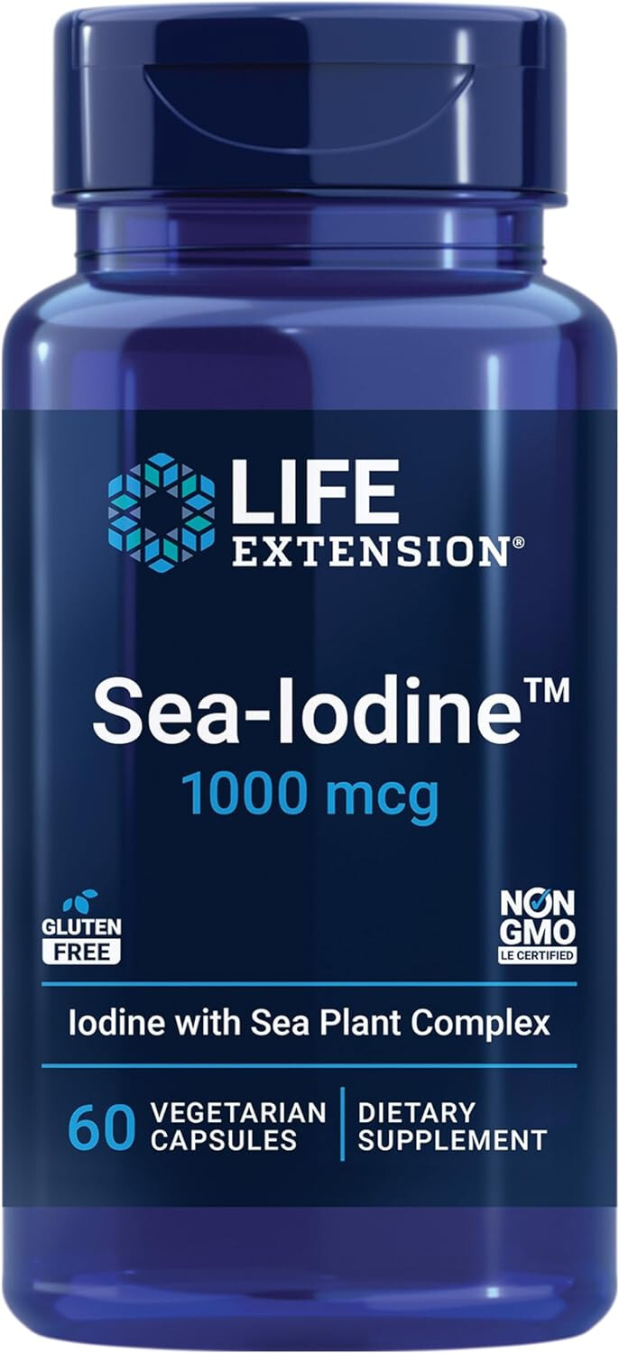 Life Extension Sea-Iodine™ 1000mcg – 60 vegetarian capsules