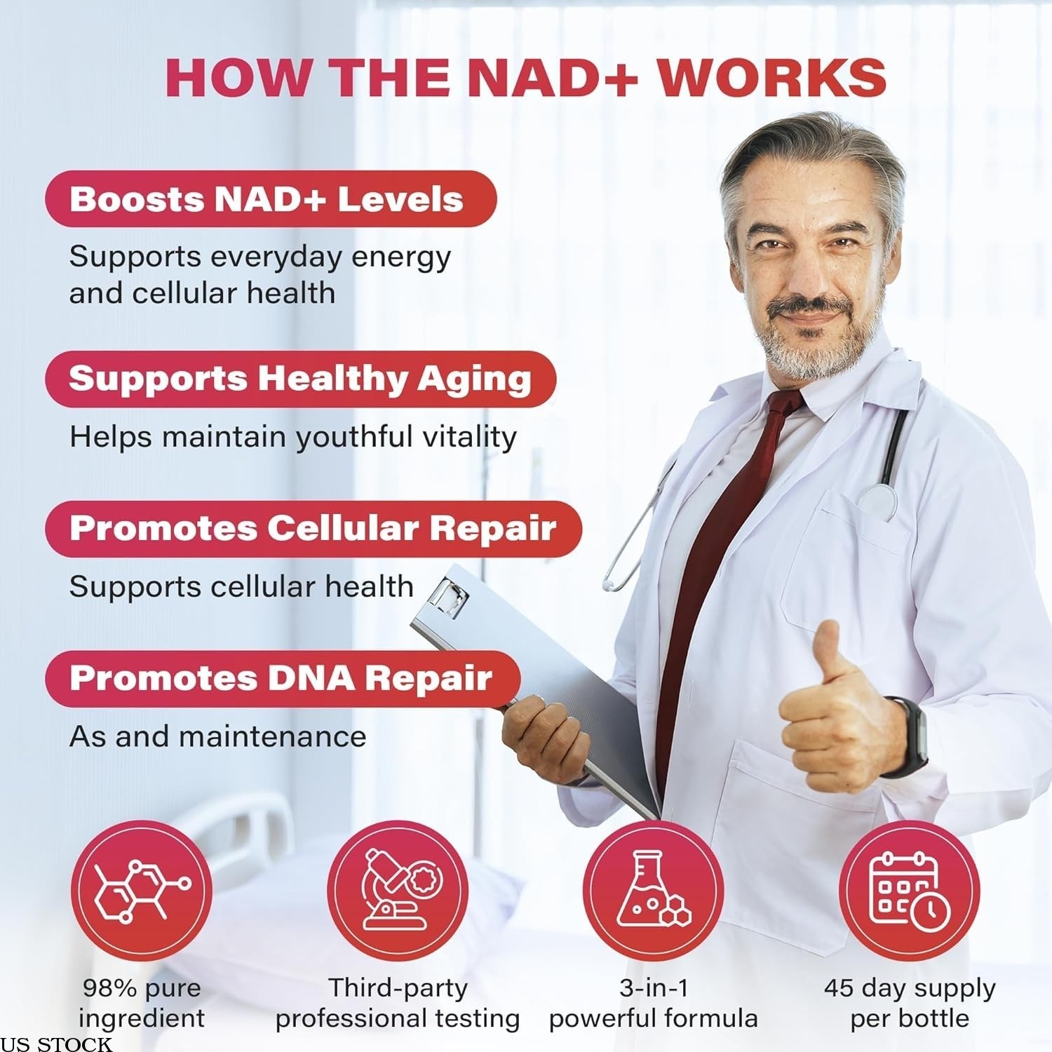 NAD+ 1000mg Liquid Packets Supplement – Premium Nicotinamide Riboside