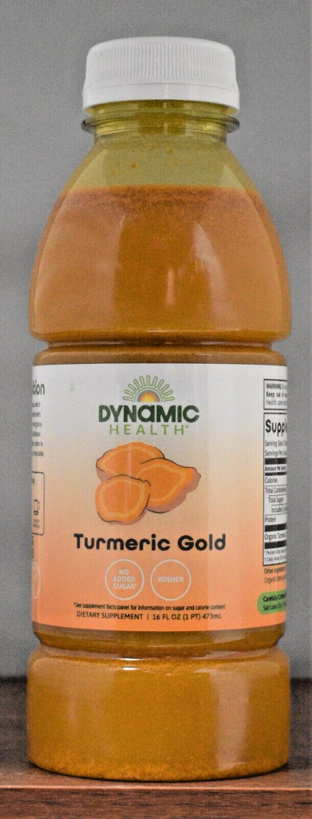 Dynamic Health Tumeric Gold 16 fl oz by Dynamic Health Laboratories UPDATED LOOK