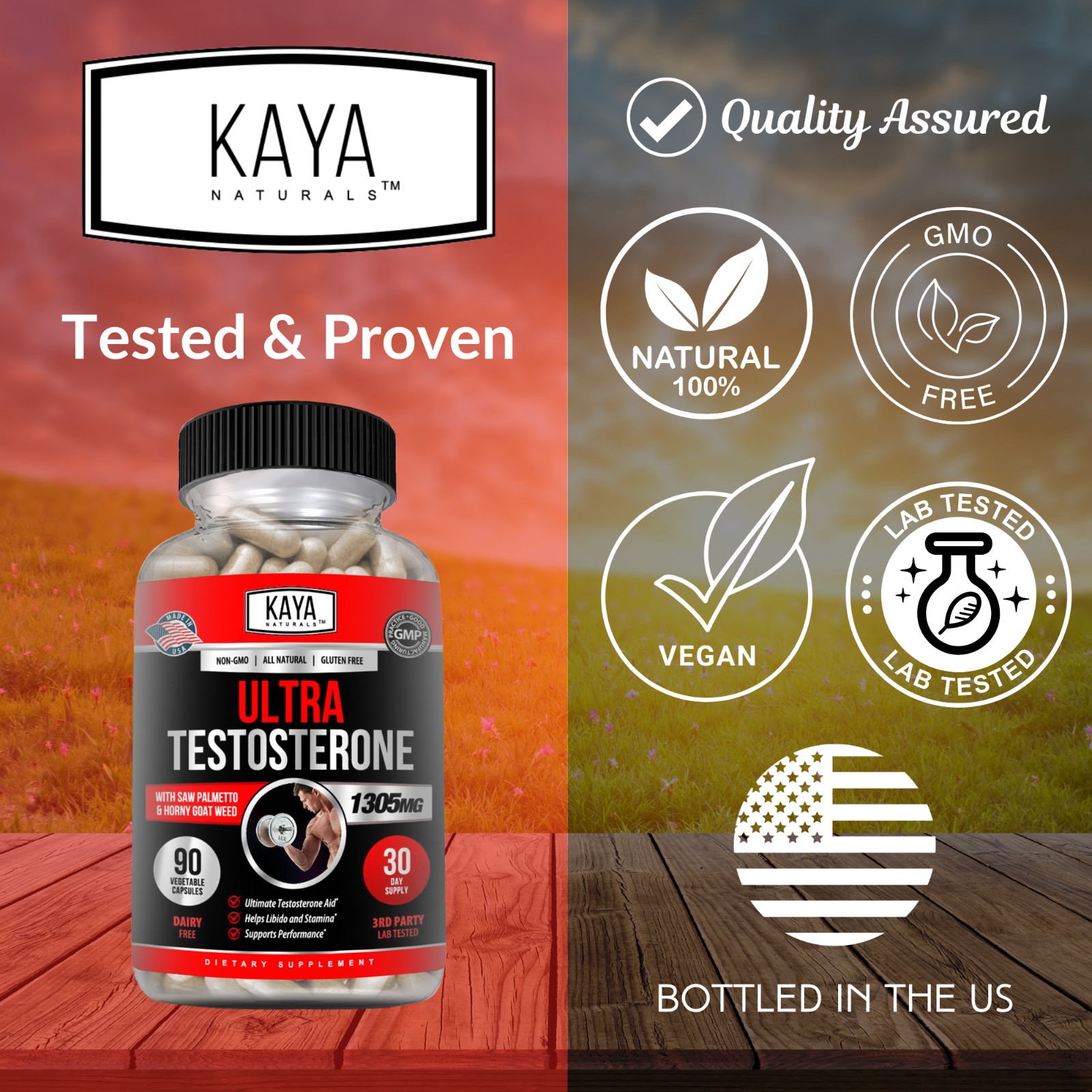 (2 Pack) Ultra Testosterone 90Ct, Muscle & Testosterone Support, Bodybuilding