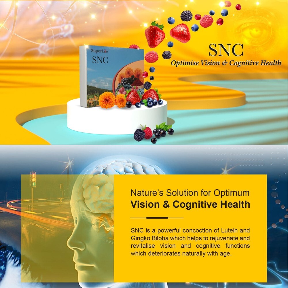 10 Superlife SNC Neuron Care Lazy Dry Eyes Blurred Vision Eyesight Cognitive