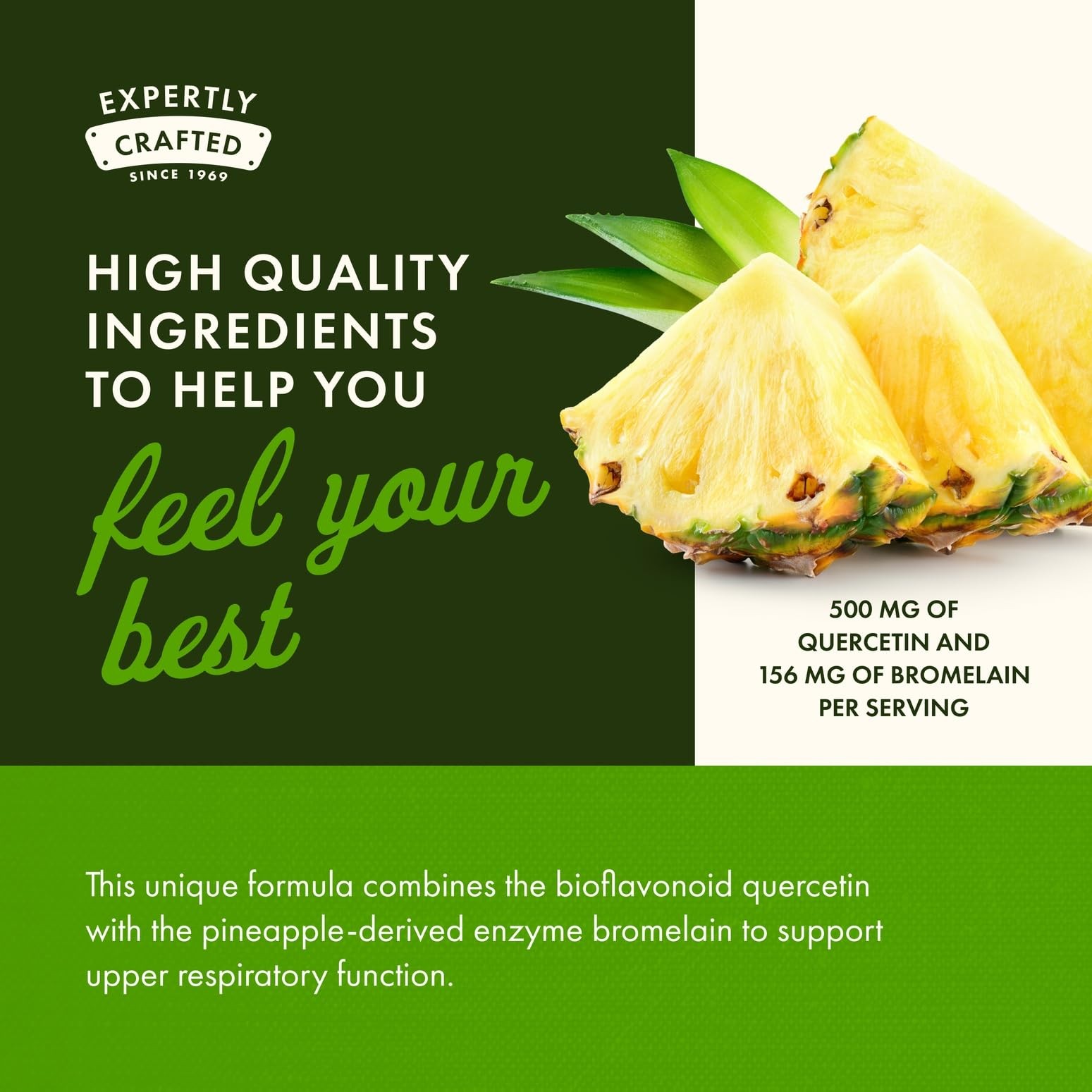 Swanson Quercetin Bromelain-Promote Respiratory Health Support-Aid Seasonal