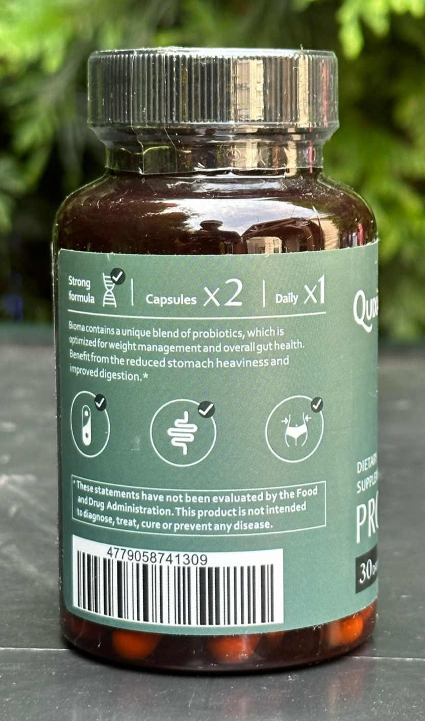 QUIXAO Probiotics, Digestive Support, Maintaining Gut Health 60 Capsules -3 PK