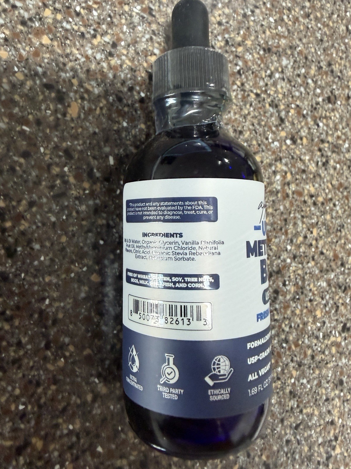 Ultra Blue Alex Jones Naturals Vegan GF USP Grade Exp 06/2025