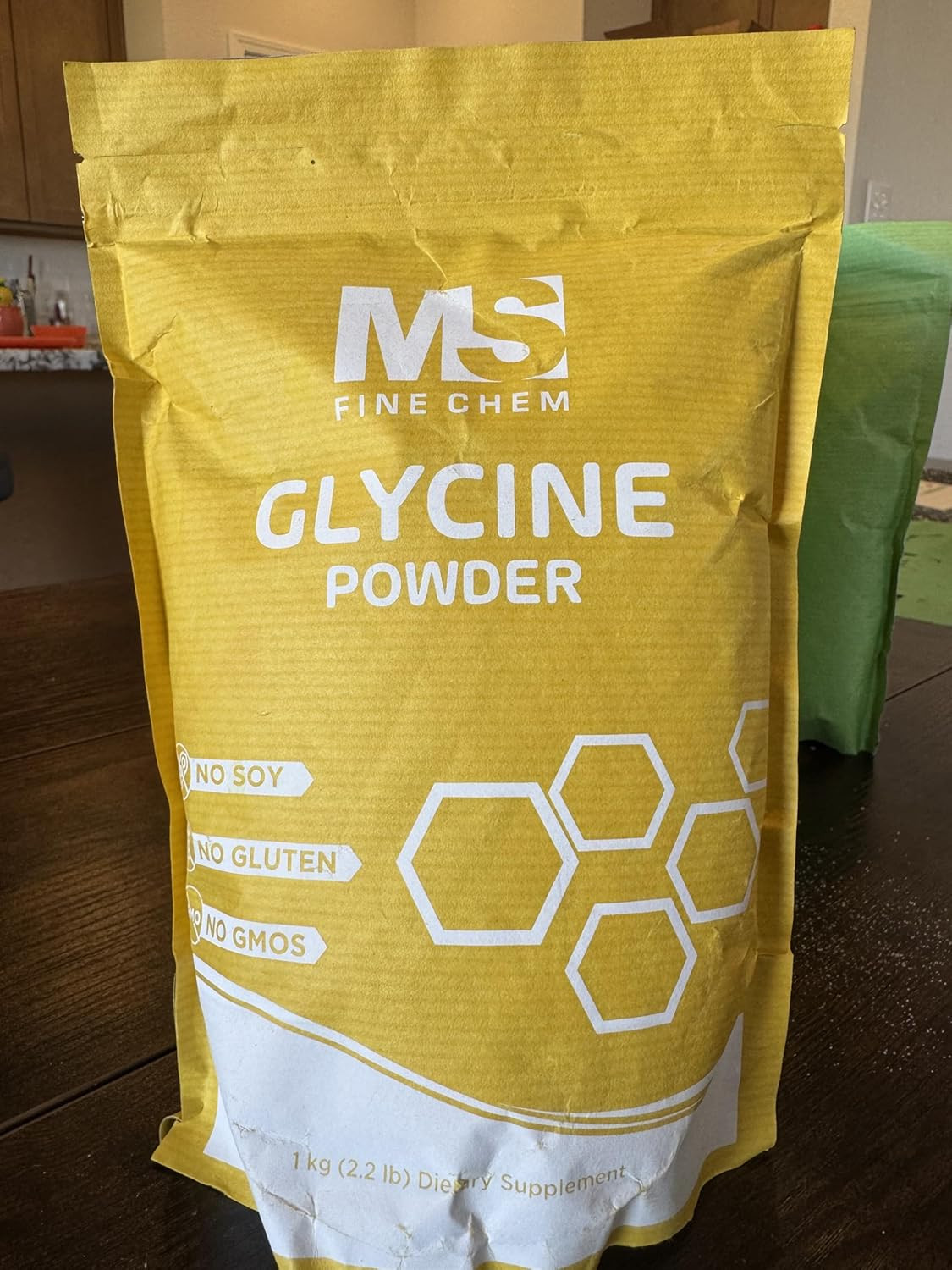 Glycine Powder Unflavored Amino Acid Supplement 1kg
