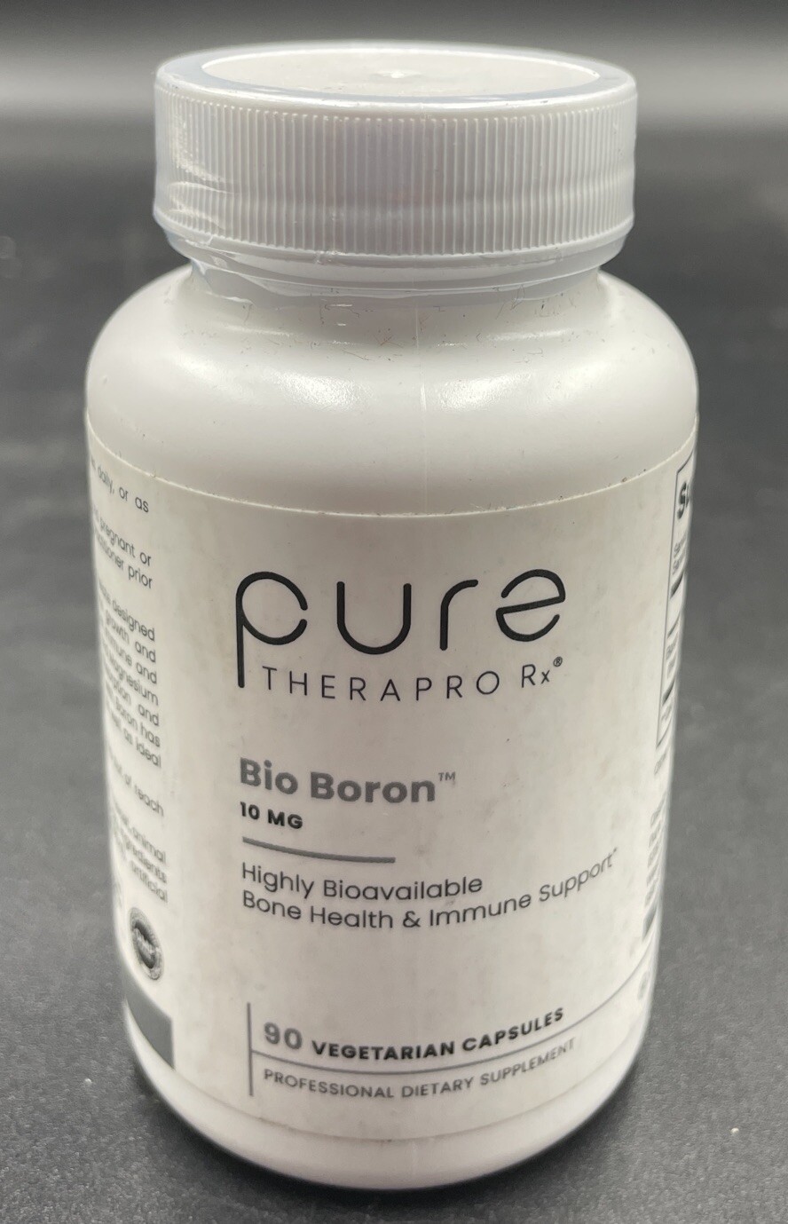 Pure Therapro Rx Bio Boron 10mg Vegan Mineral 90ct Exp. 07/2027
