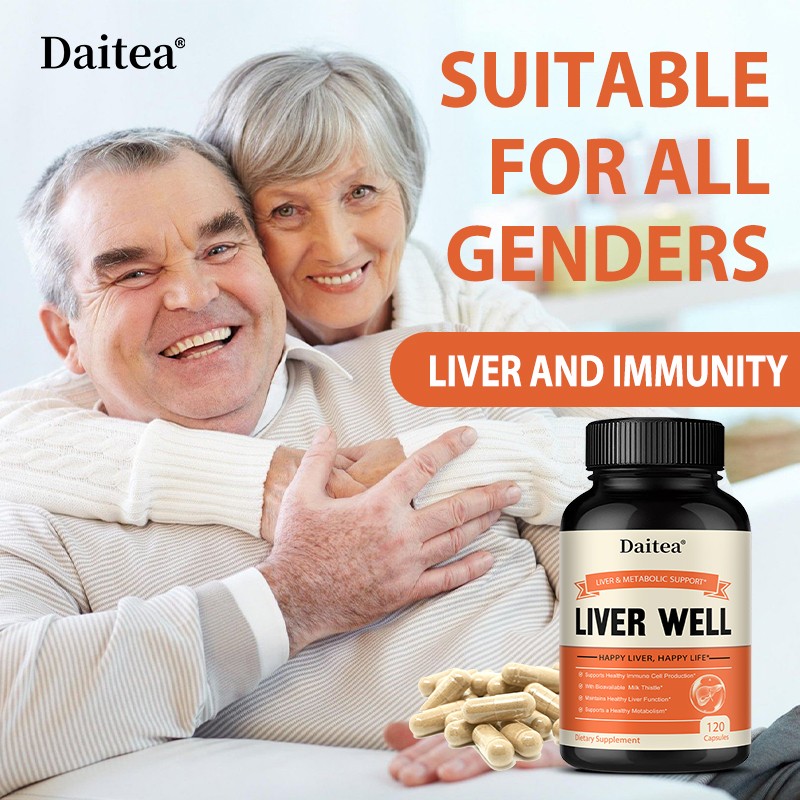 For Liver Cleanse, Metabolic Support – Milk Thistl Supplement 30/60/120 Capsules