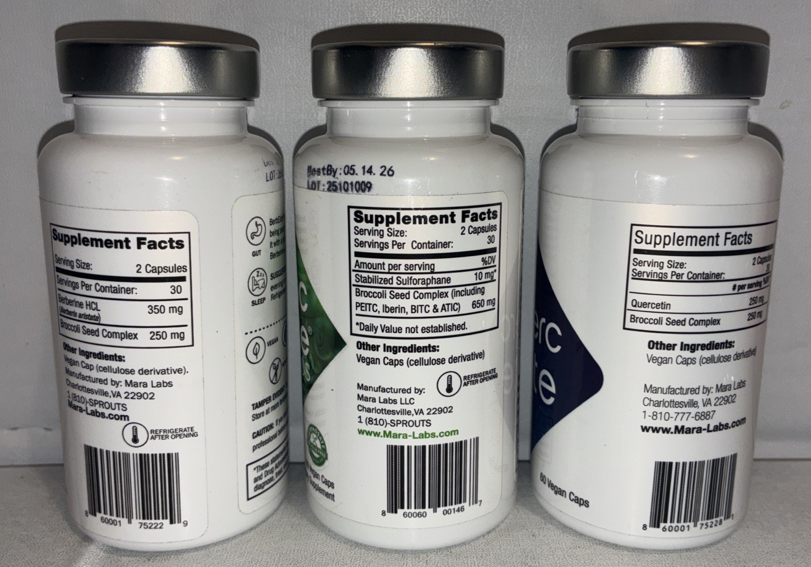 Lot If 3- Mara Labs Vitamins / Exp 05/2026