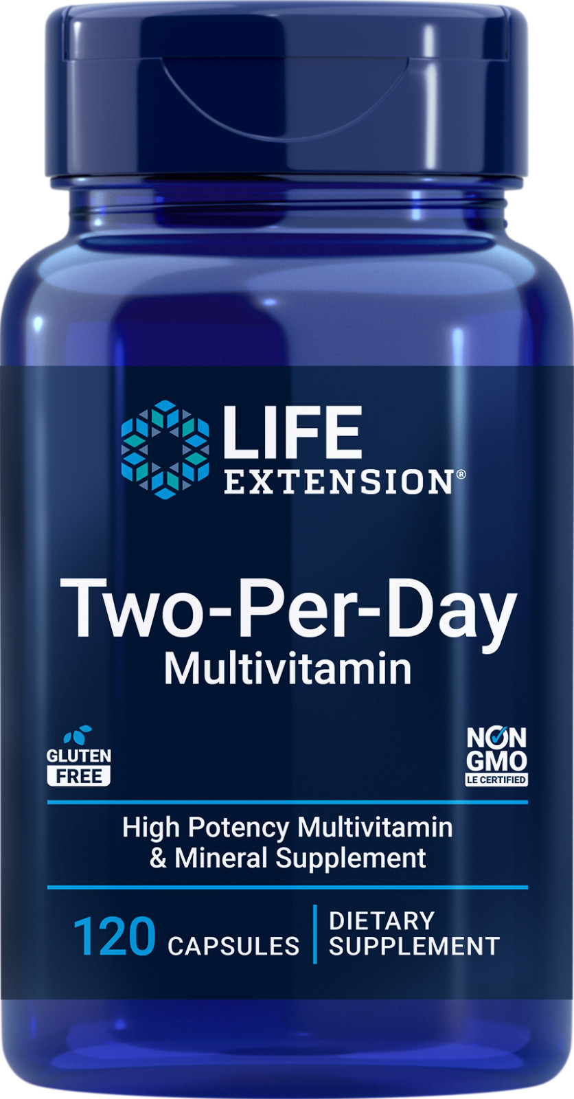 LIFE EXTENSION TWO PER DAY 120 CAPSULES (EXP. 09/2025)