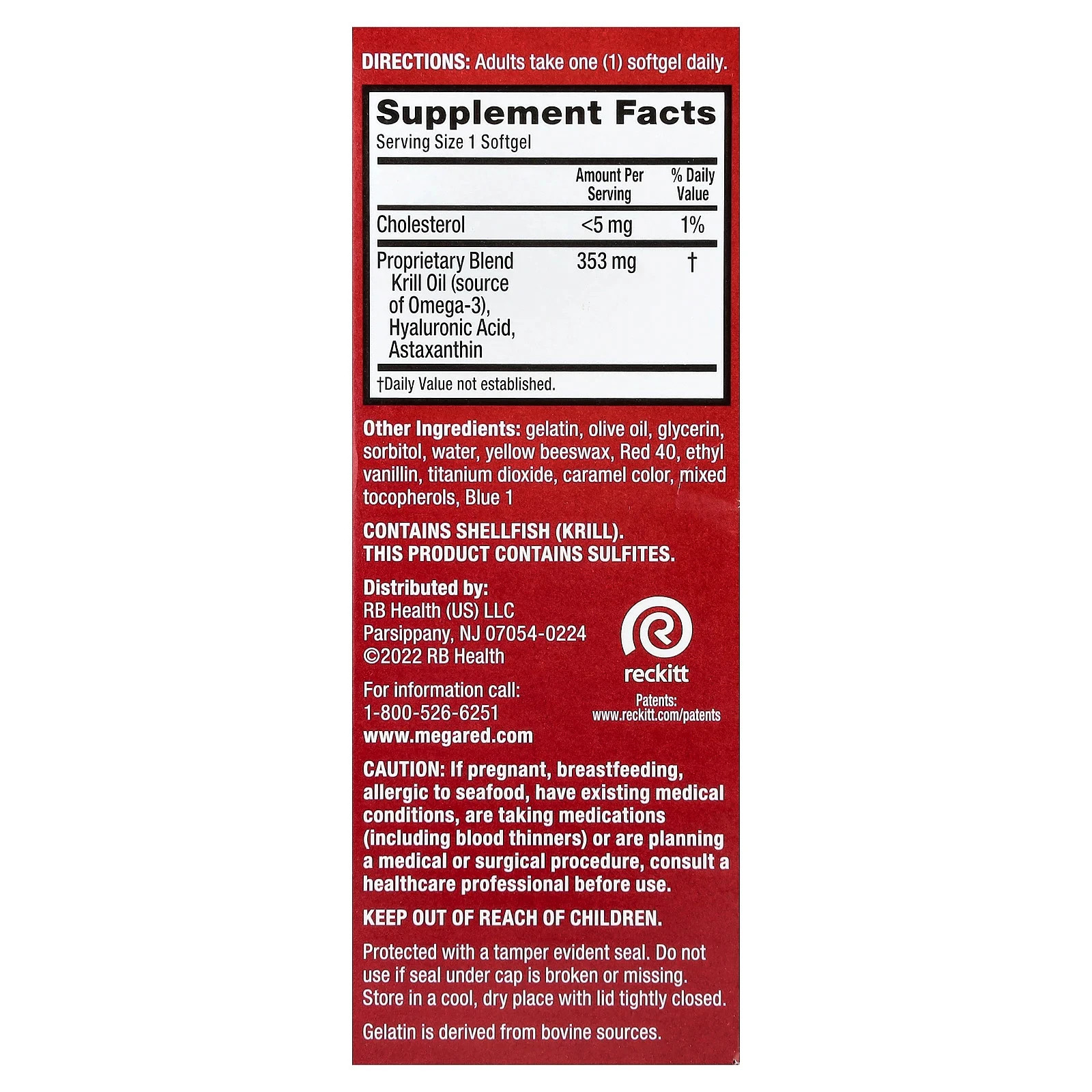 Schiff MegaRed Superior Joint Care, 60 Softgels
