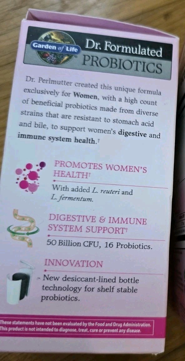 Garden Of Life Once Daily Probiotics Women’s 50 Billion CFU – 30 Veg Caps