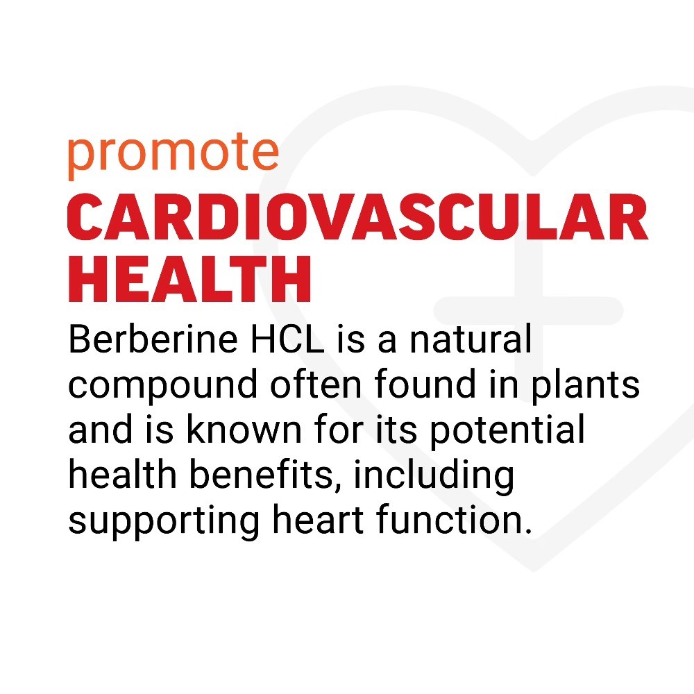 Ultra Berberine, 500mg Berberine HCL, Cinnamon & Chromium for Metabolism Support