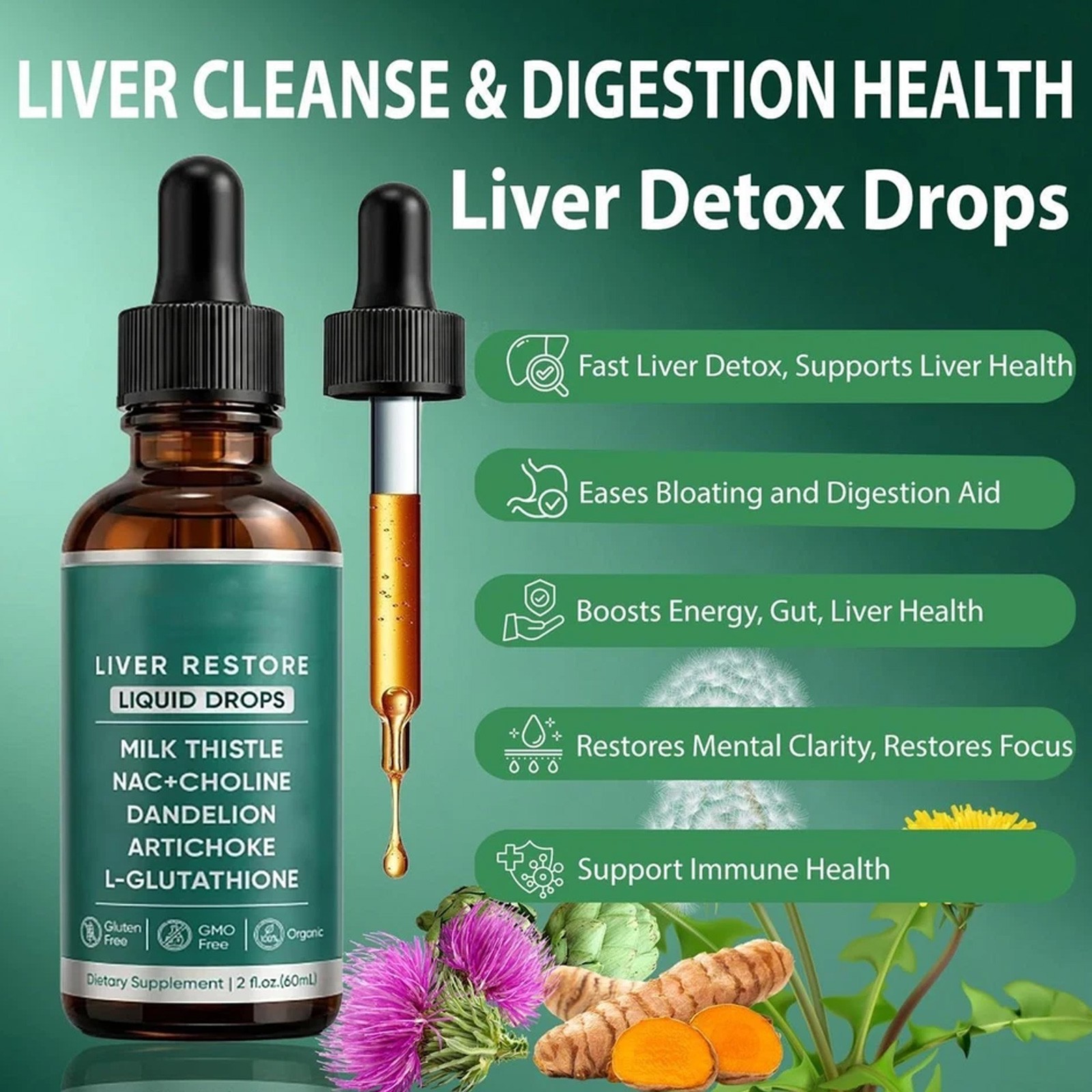 Purelia Liver Restore Drops – Complete Liver Detox Support Supplement 60ml.rm