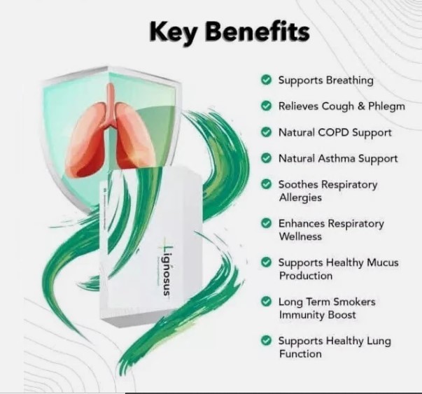Lignosus Natural Respiratory & Lung Health Supplement 30 Sachets – Free Ship